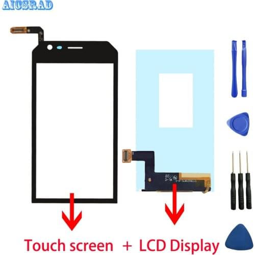AICSRAD For cat s30 LCD Display and Touch Screen Assembly Repair Part 4.5 inch s 30 Phone Accessories + Tools And Adhesive