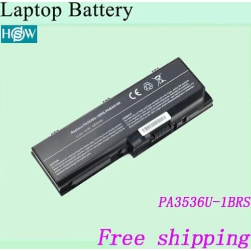 Laptop battery For Toshiba PA3536U-1BRS PA3537U-1BAS PA3537U-1BRS PABAS100 PABAS101 For Equium L350D-11D