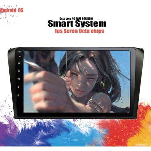 9"android 10.0 car multimedia dvd radio For Mazda 3 Mazda3 2004-2009 Head Unit car dvd gps Navigation stereo Player Carplay