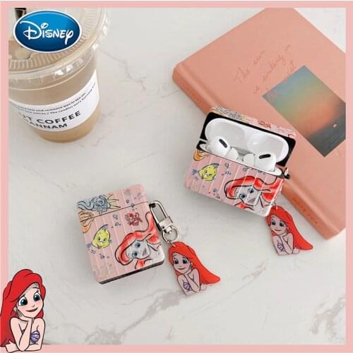 Ariel Little Mermaid Creative Princess Airpods Pro Protective Sleeve Cartoon Cute AirPods1/2 Wireless Headset Case