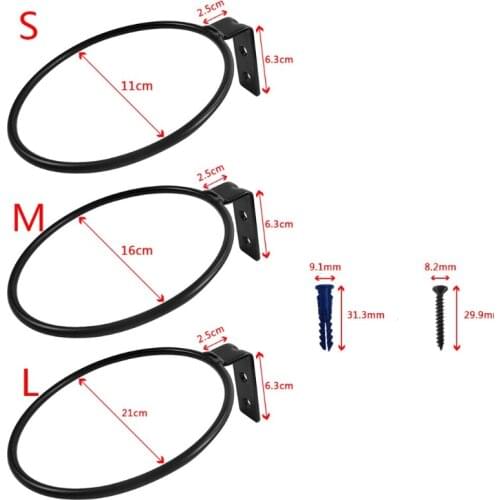 Flower Pot Holder Ring Wall Mount Planter Tray Rack Bracket for Patio Balcony Fence Garden Decor S03 21 Dropshipping
