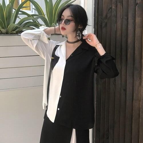 Cheap wholesale 2019 new Spring Summer Autumn Hot selling womens fashion casual ladies work Shirts FP147