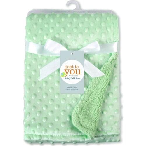 Baby Coral Fleece Blanket Newborn Kids Swaddling Wrap Thicken Lamb Multi-function Blankets Infant Bebe Bedding Blankets 76*102CM