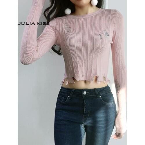 Женские вязаные пуловеры JULIA KISS China At AliExpress
