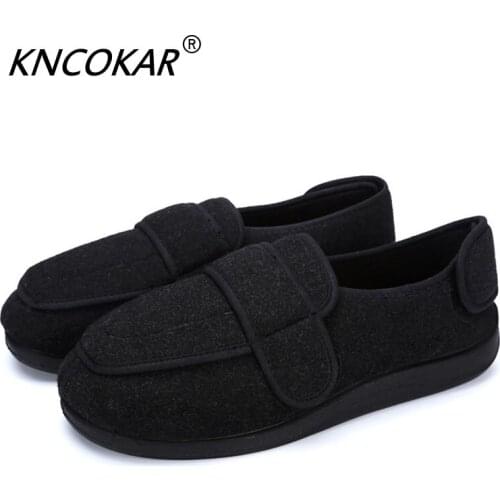 Heat sales high quality old age can be adjusted with wide shoe foot swollen toes, the shape of the toe comfortable cloth shoes