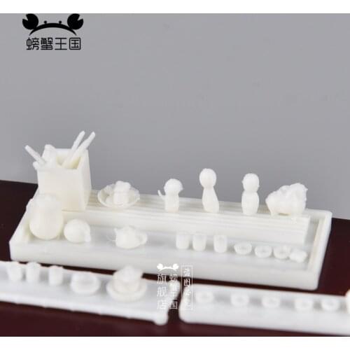 1 Set Mini furniture accessories Tea Set Model Doll House Decoration Supplies Tiny Living Room Kitchen Display Decorative Items