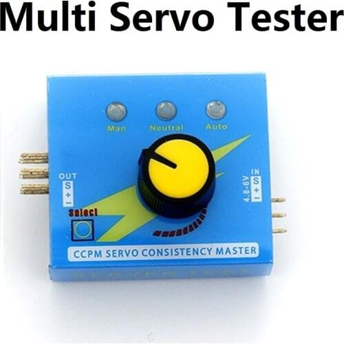 Multi Servo Tester 3CH ECS Consistency Speed Controler Power Channel CCPM Meter Master Checker RC Dron Helicopter Parts RC Hobby