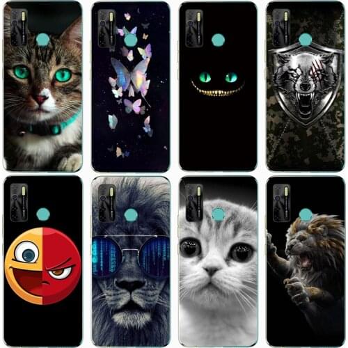 For Tecno Camon 15 Case Rose Wolf Cute Patterned Cover Soft Silicon Phone Case for Tecno Camon 15 Air Top Quality