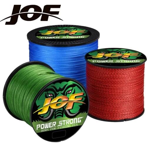 JOF New 8 Strands Fishing Line 300M 500M Japanese Multifilament 100% PE Durable Wire Carp Super Strong Woven Thread Tackle