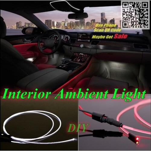 NOVOVISU For Lexus LS 400 430 460 600h Car Interior Ambient Light Panel illumination Inside Cool Strip Light Optic Fiber Band