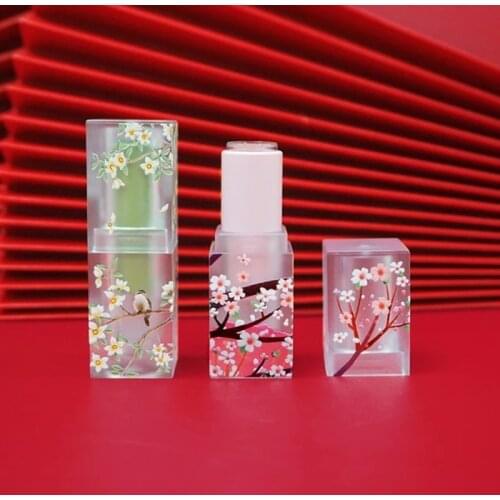 Wholesale 12.1MM Lipstick Tubes Bottles LIP Tubes Lipblam Bottles 3D Painting Lip Stick Bottles Lipgloss Containers Lip Bottles