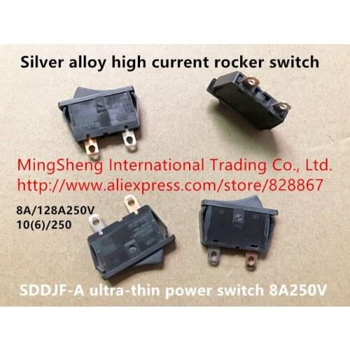 Original new 100% SDDJF-A ultra-thin power switch silver alloy high current ship type switch