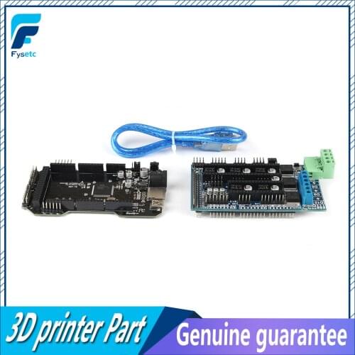 RE-ARM 32 Bit Control Board Upgrade Mega 2560 R3 Motherboard + Ramps 1.5 Expansion Control Panel 3D Printer Part