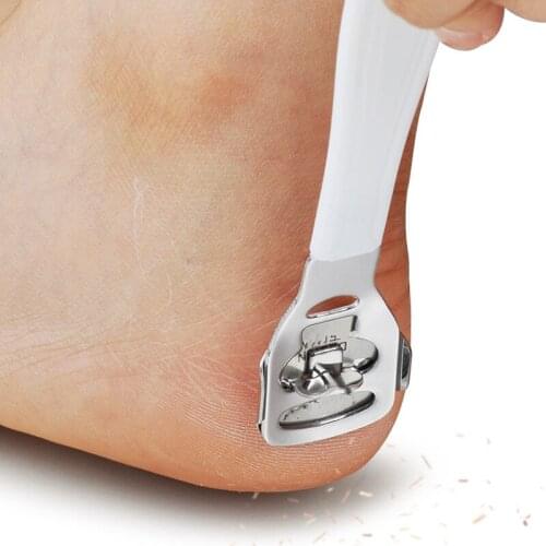 Pro Stainless Steel Foot Dead skin planing tool Professional Scraping Skin Exfoliating Pedicure Knife Care for Foot Care