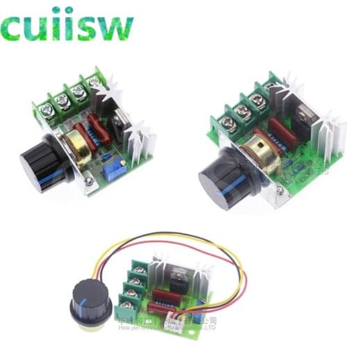 1PCS AC 220V 2000W SCR Voltage Regulator Dimming Dimmers Speed Controller Thermostat