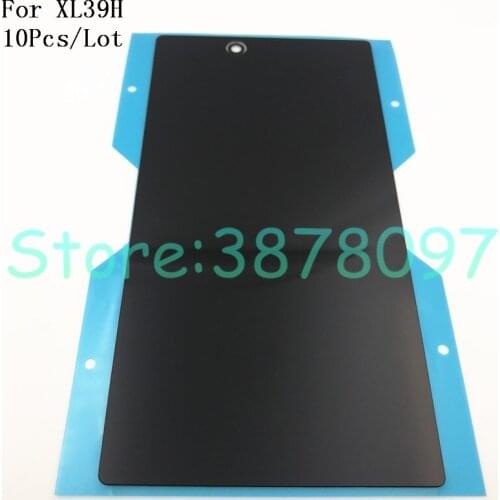 10Pcs/Lot For Sony Xperia Z Ultra XL39H XL39 C6802 C6806 C6833 Rear Back Glass Battery Cover Door Housing Parts With Logo