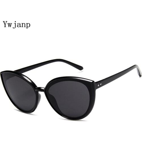 Ywjanp 2018 New Cat Eye Sunglasses Women Tinted Color Lens Rice nail Vintage Shaped Sun Glasses Female Eyewear Oculos de sol