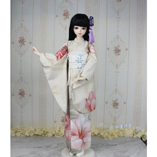 1/6 1/4 1/3 BJD Accessories doll clothing Japanese Sakura Kimono yukata for BJD/SD,not include doll,shoes,wig and other E2509