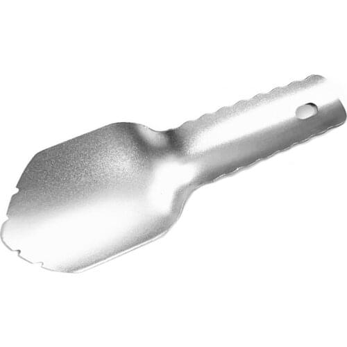 15.5*5.2CM Aluminium Multi-purpose U-shaped Ground Nail Aluminum Shovel for Outdoor Sports Suitable for Outdoor Activities