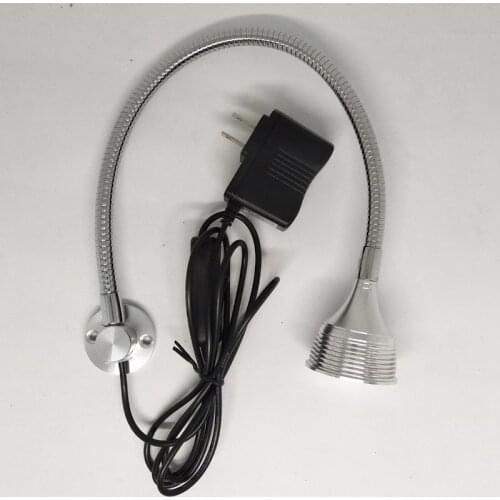 3W 110V 220V Led Reading Lights Bedside With Plug