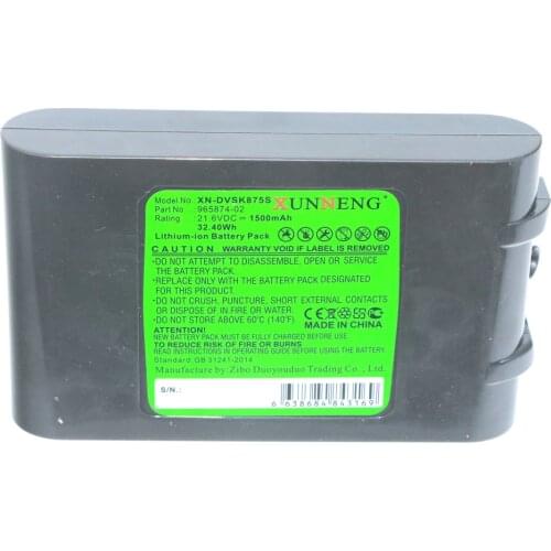 XunNeng 205794-01/04 965874-02 Battery for Dyson DC61 DC62 DC58 DC62 Animal DC74 Animal Absolute V 6 Animalpro V6