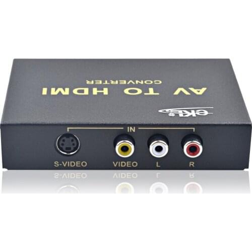 AV To HDMI Converter RCA Composite S-video R/L Audio