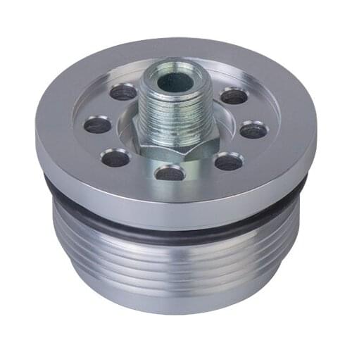Auto aluminum Conversion of oil filter adapter oil sandwich plate Billet aluminum for smart for Two 450 models SW6-SI