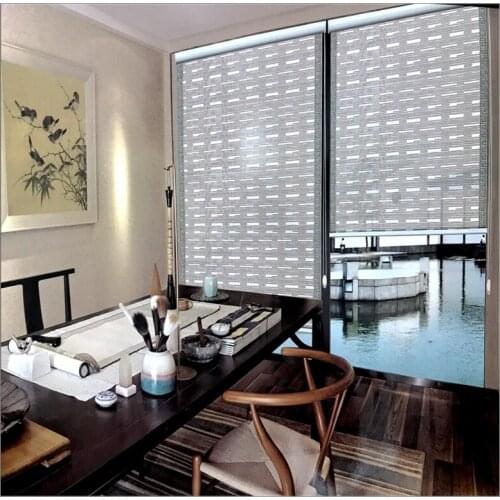 Free shipping customized size high- quality livingroom/office window blinds 100% blackout roller blinds customized size