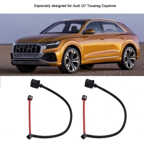 2Pcs Front Brake Pad Wear Sensor 7L0907637 for Audi Q7 Porsche VW Touareg Cable Good wear resistance New Arrivals