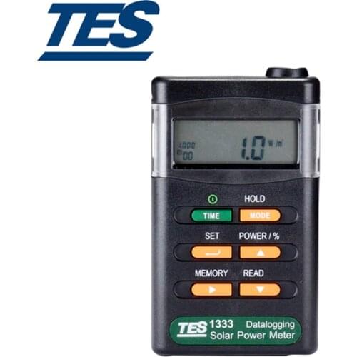 TES-1333 Solar Power Meter Solar Power Meters Digital Radiation Detector Solar Cell Energy Tester
