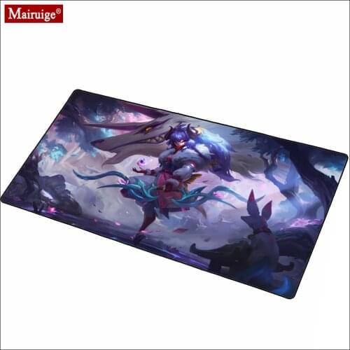 League of Legends Gamer Anime Colorful LED Mousepad RGB Glow Large Gming Mouse Pad Persona Role Playing Desk Mats Keyboard Pad