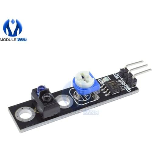 DC 3.3V Infrared Reflection Sensor Line Track Digital Switch Output LM393 Comparator Module With Potentiometer Adjustable