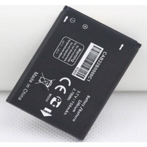 ISUNOO 10pcs/Lot 750mah Mobile Batteries CAB22B0000C1 for Alcatel One Touch cellphone Replacement battery