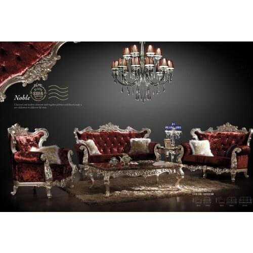 Living Room Sofa set neoclassical sofa real genuine cow leather sectional sofas 1+2+3seat + tea table muebles de sala para casa