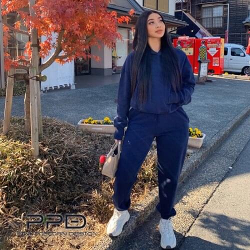 Women Hoodies Pant Clothing Set New Casual 2 Piece Sets Warm Clothes Solid Tracksuit Women Set Top Pants Ladies Suit