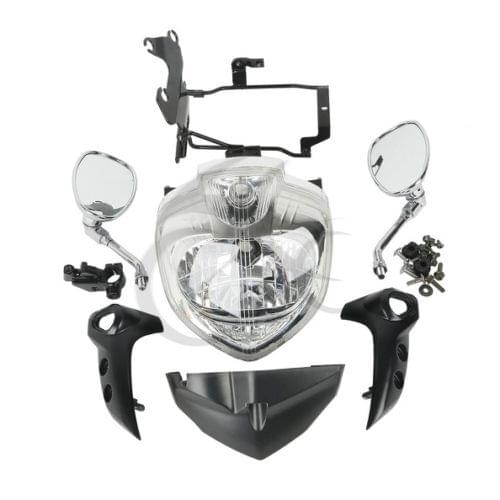 Motorcycle Headlight Set Head Light Lamp Assembly For Yamaha FZ6 FZ6N 2007-2010 2008