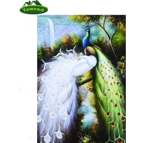 Beauty Life 5D DIY Diamond Peacock Painting Animation Bird Beadwork Cross Stitch Full Square Drill Mosaic kits Diamond mazayka