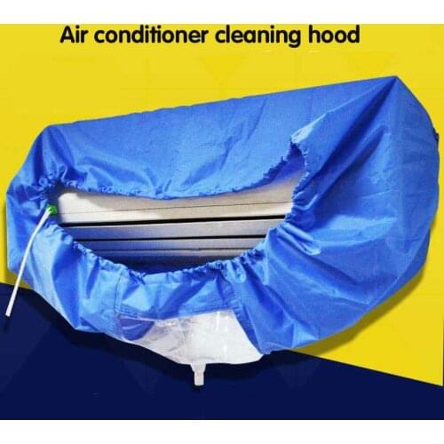 Air Conditioning Cover Washing Wall Mounted Air Conditioner Cleaning Protective Dust Cover Clean Tool Tightening belt for 1-3P