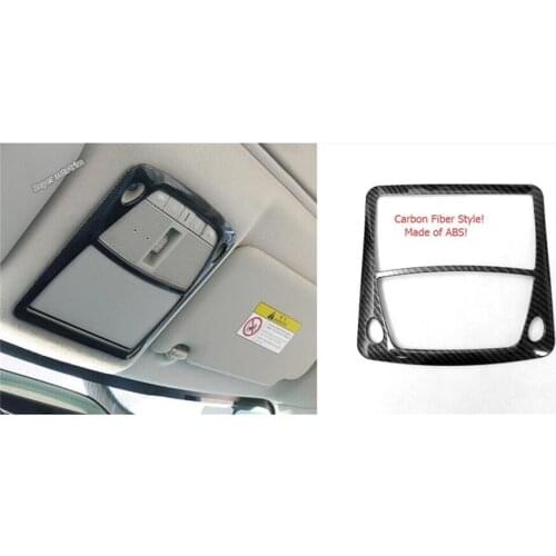 Lapetus Front Upper Roof Reading Lights Lamp Cover Trim 1 Pcs Fit For Nissan Qashqai J11 2014 2015 2016 2017 2018 2019 2020 ABS