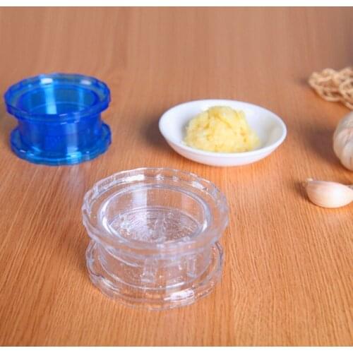 Multi-purpose Gadget Food Grade Plastic Garlic Manual Processor Cutter Kitchen Gift Crushed Garlic