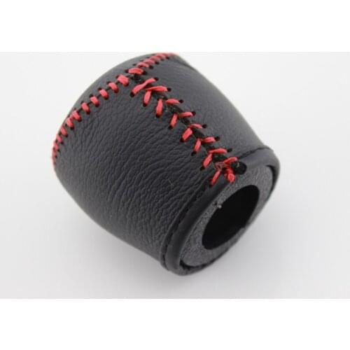 My Good Car Black Leather Car Gear Head Shift Knob Protection Cover Case For Chevrolet Chevy Cruze 2009 - 2014 Accessories