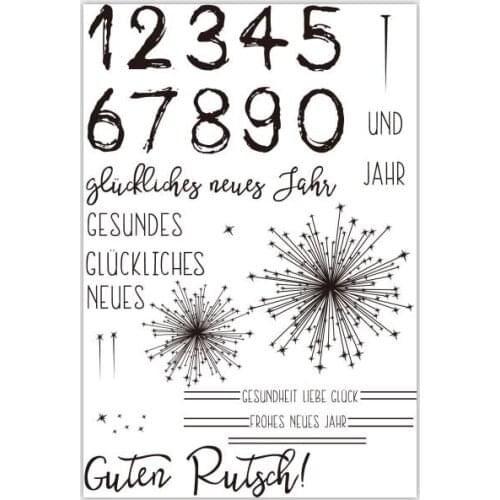 German Clear Stamps Scrapbook Paper Craft Clear stamp scrapbooking with germany word M1242