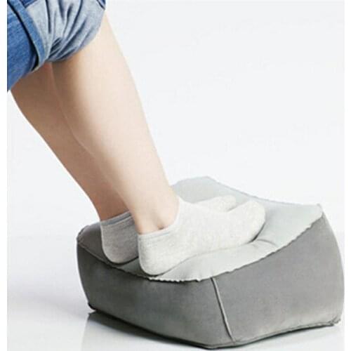 NEW Inflatable Foot Rest Cushion for Under Desk Leg Support Pillow Knee Sciatica Hip Joint Ankle Pain Relief Car Airplane Pillow