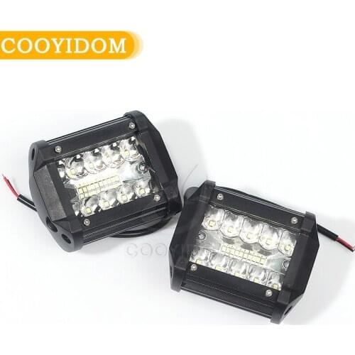 Pair 60W LED Lamp Lights Bar Fog Lights Driving Work Light Off Road Lights For Suv Utv Atv Truck offroad accessories Work light