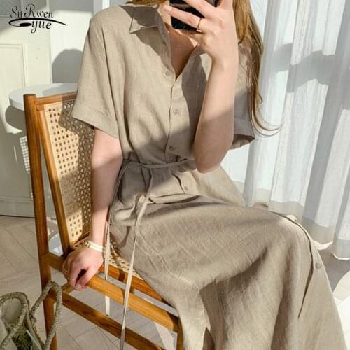 SURWENYUE Fashionable Shirt Dresses
