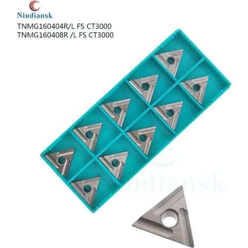 TNMG160404R FS CT3000high quality External Turning Tools Carbide insert Lathe Tool TNMG160408L FS CT3000 CNC Turning inserts