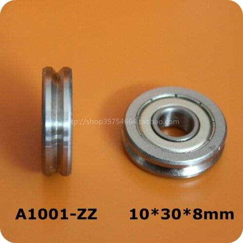 V6000ZZ V6000 6000ZZ 6000 V Groove pulley ball bearings 10X30X8 mm Track guide roller bearing