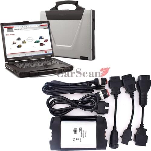 Vocom 88890300 truck interface for volvo vocom renault diagnosis for Volvo Renault Heavy Duty Diagnose Scanner with cf52 laptop