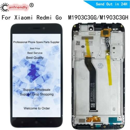 For Xiaomi Redmi Go M1903C3GG M1903C3GH M1903C3GI LCD Display+Touch Panel Screen Replacement Digitizer With Frame Assembly
