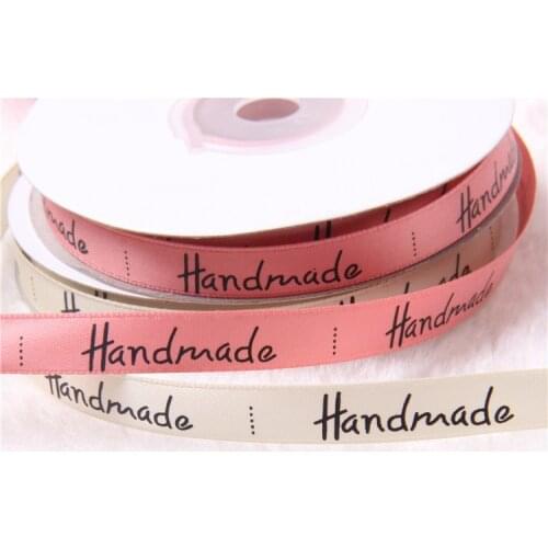 ZOTOONE 10MM 25Yard Handmade Printed Grosgrain Ribbon for Gift Wrapping Party Dress Decoration Sew on Garment DIY